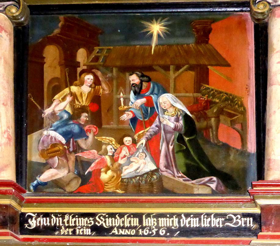 Weihnachtsdarstellung von 1656, Foto: Reinhard Hauke