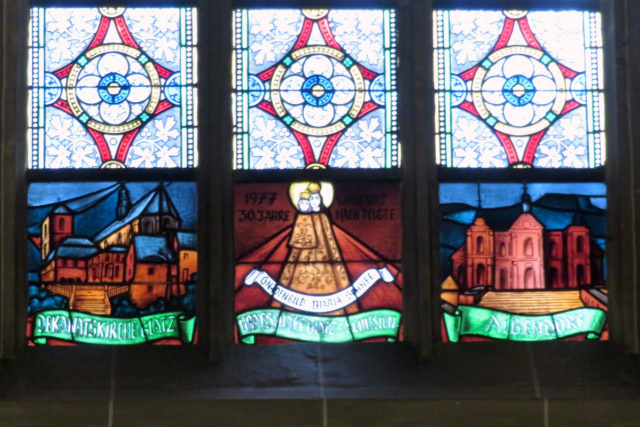 Grafschaft Glatzer Kirchenfenster in der Wallfahrtskirche in Telgte